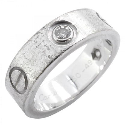 Cartier Ring Love 18k White Gold Diamond