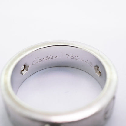 Cartier Ring Love 18k White Gold Diamond — view 4