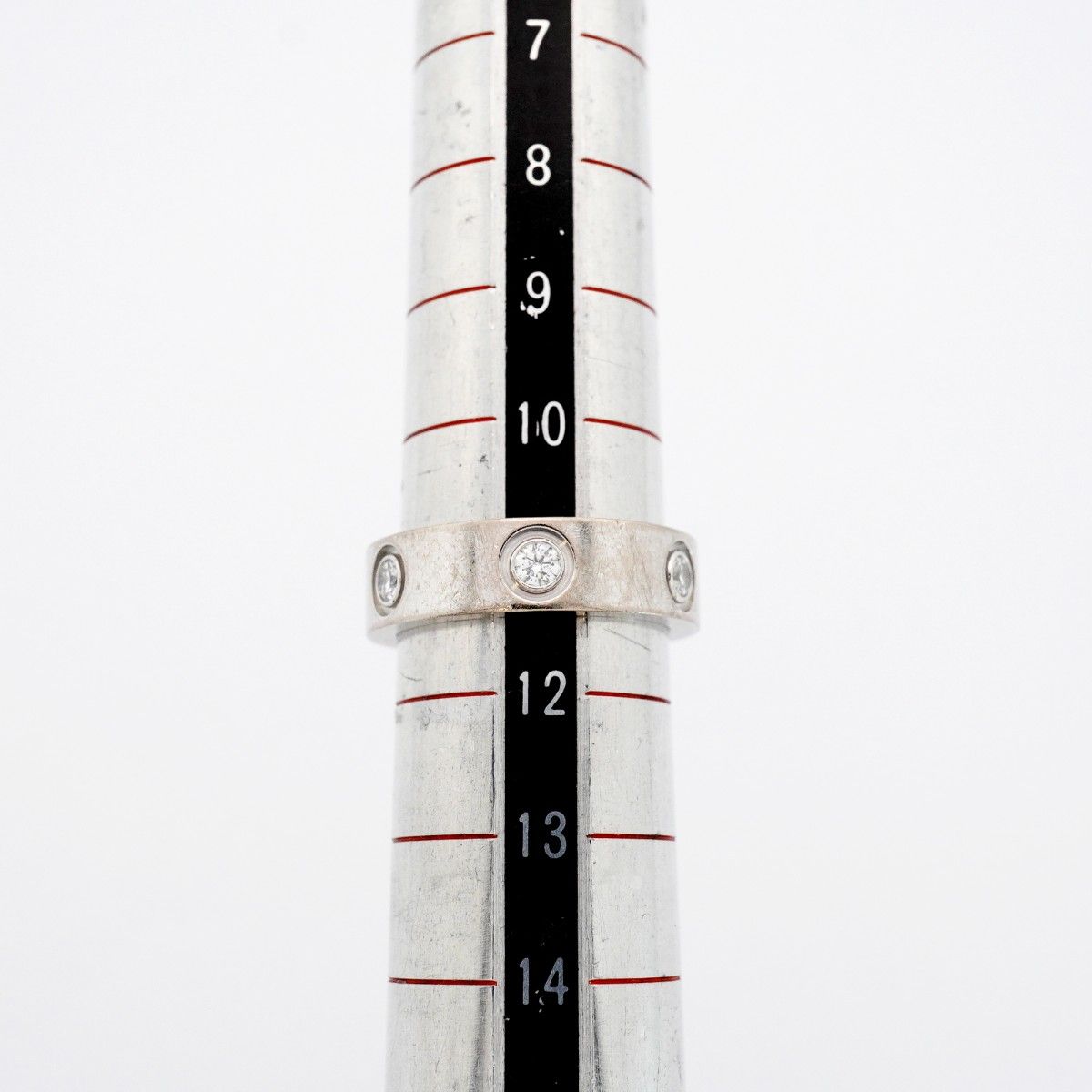 Cartier Ring Love Full Diamond 18k White Gold — view 7