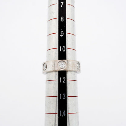 Cartier Ring Love Full Diamond 18k White Gold — view 7