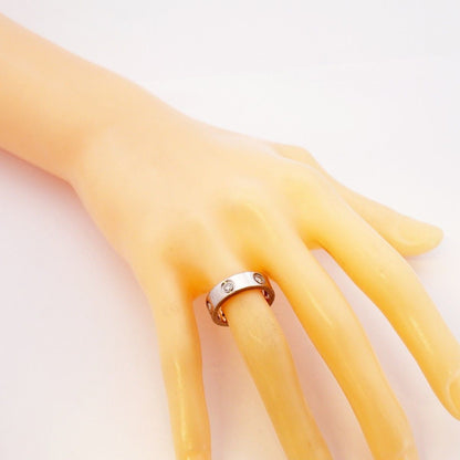 Cartier Ring Love Full Diamond 18k White Gold — view 8