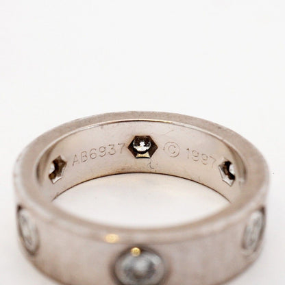 Cartier Ring Love Full Diamond 18k White Gold — view 5