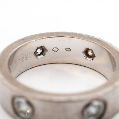 Cartier Ring Love Full Diamond 18k White Gold — view 6