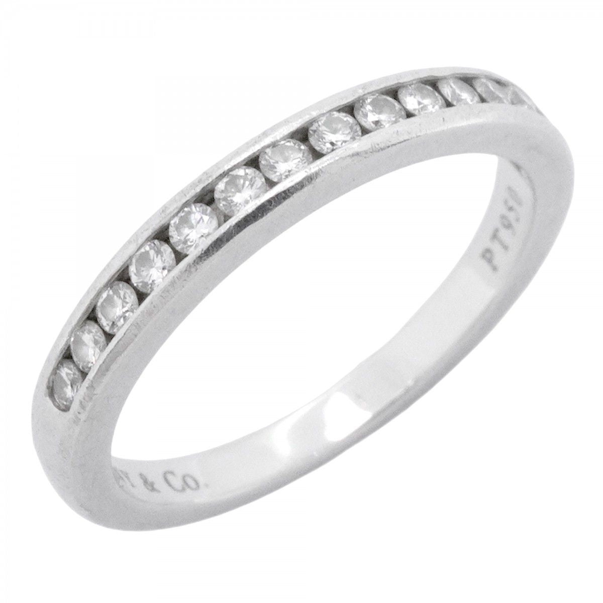 Tiffany & Co Ring Channel Half Eternity Platinum Diamond