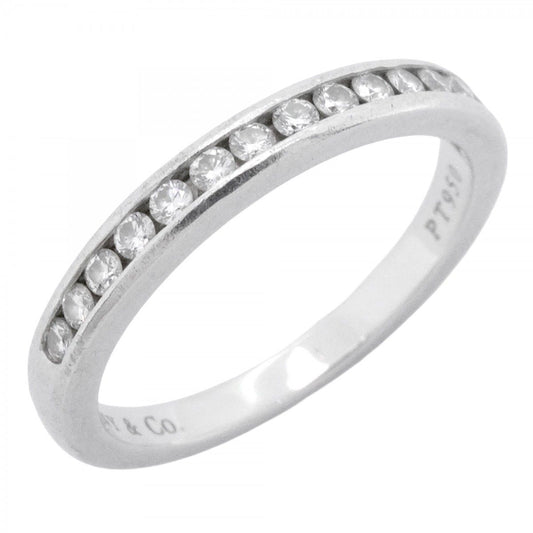 Tiffany & Co Ring Channel Half Eternity Platinum Diamond