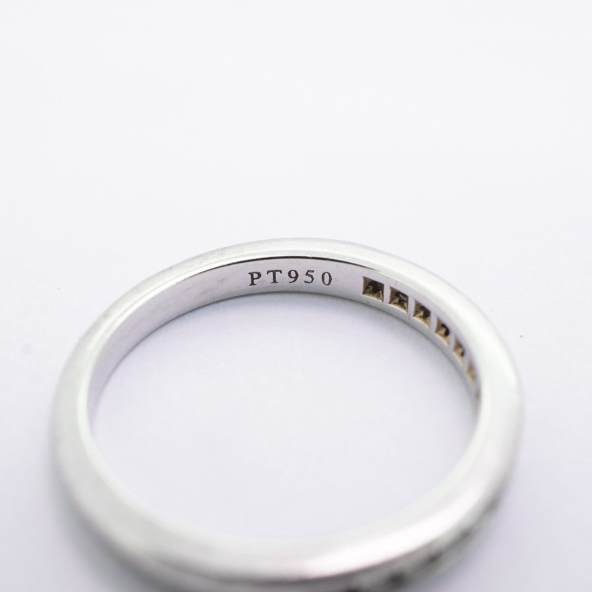 Tiffany & Co Ring Channel Half Eternity Platinum Diamond — view 5