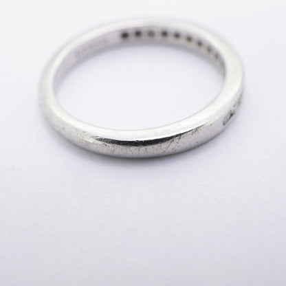 Tiffany & Co Ring Channel Half Eternity Platinum Diamond — view 8