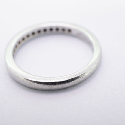 Tiffany & Co Ring Channel Half Eternity Platinum Diamond — view 9