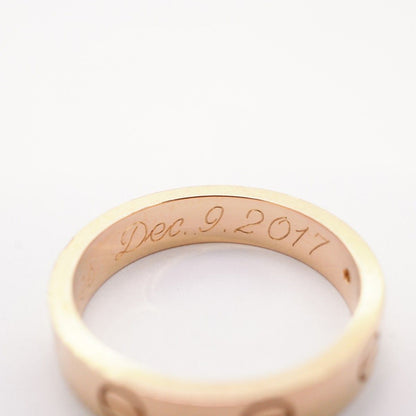 Cartier Ring Mini Love 18k Pink Gold Diamond — view 7