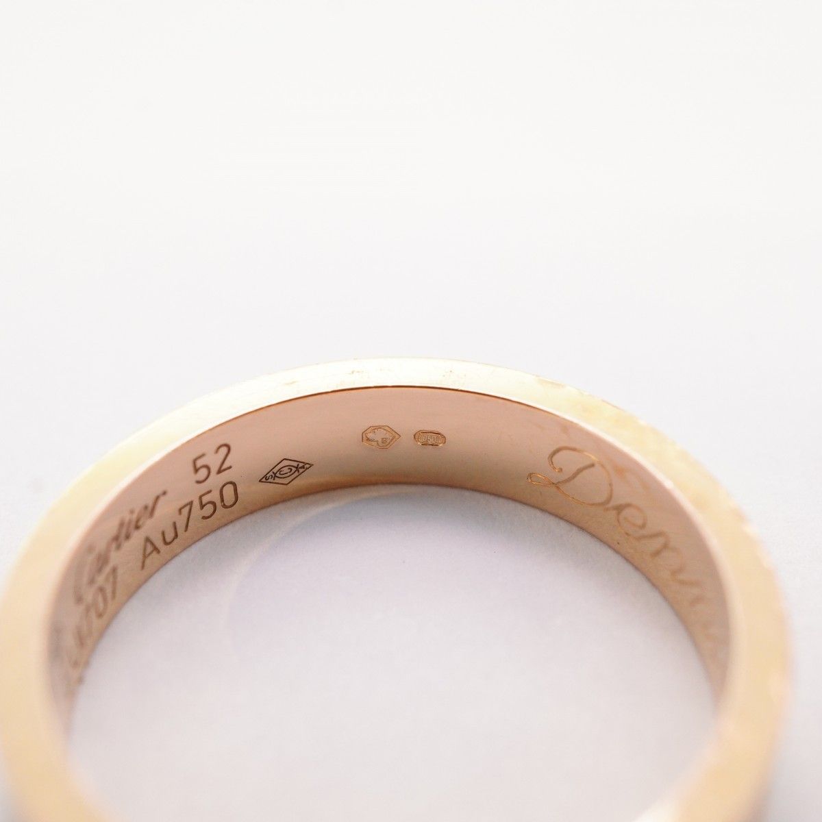 Cartier Ring Mini Love 18k Pink Gold Diamond — view 5