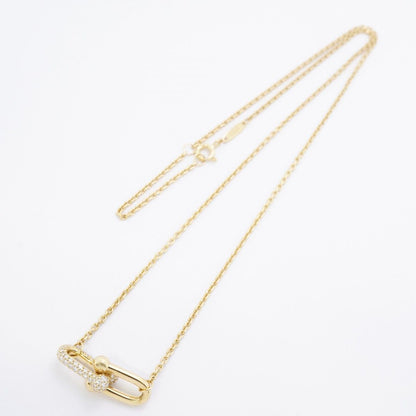 Tiffany & Co Necklace Double Link 18k Yellow Gold Diamond — view 3