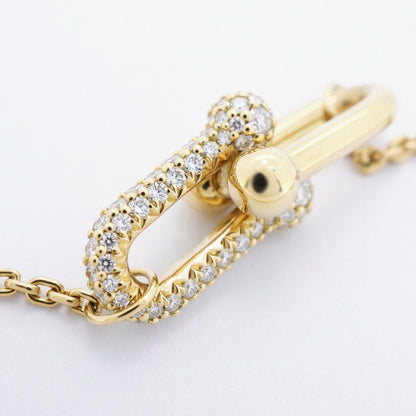 Tiffany & Co Necklace Double Link 18k Yellow Gold Diamond — view 9
