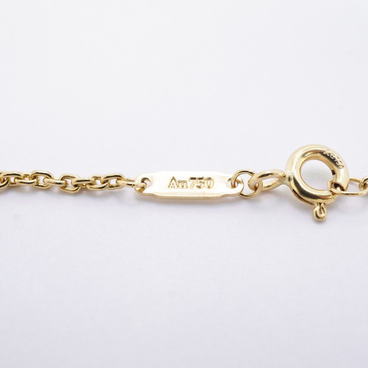 Tiffany & Co Necklace Double Link 18k Yellow Gold Diamond — view 5