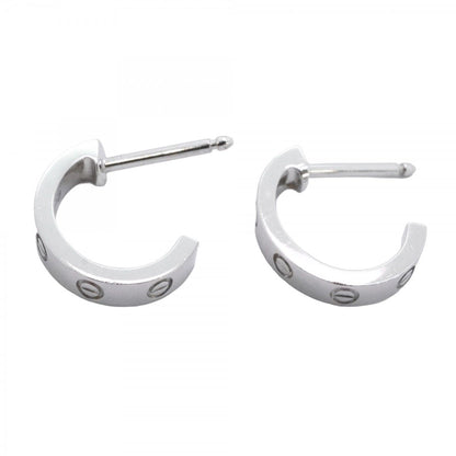 Cartier Earrings Mini Love 18k White Gold