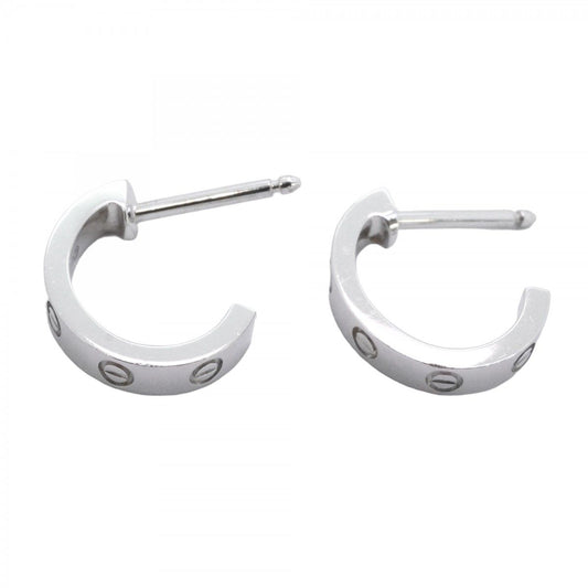 Cartier Earrings Mini Love 18k White Gold