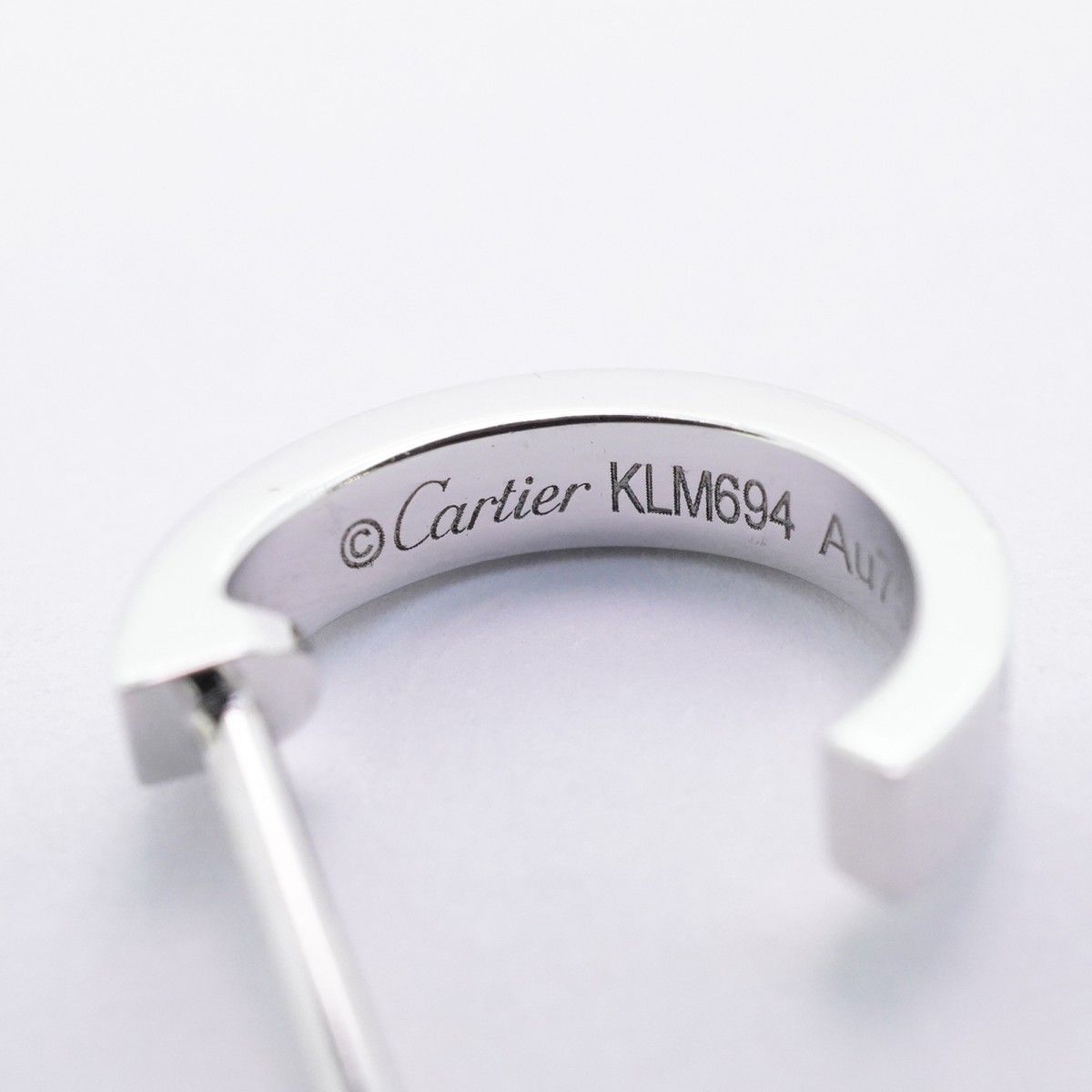Cartier Earrings Mini Love 18k White Gold — view 4