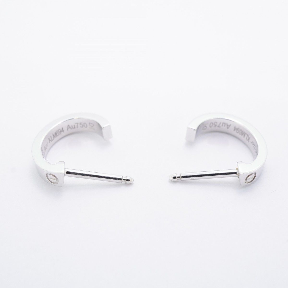 Cartier Earrings Mini Love 18k White Gold — view 3