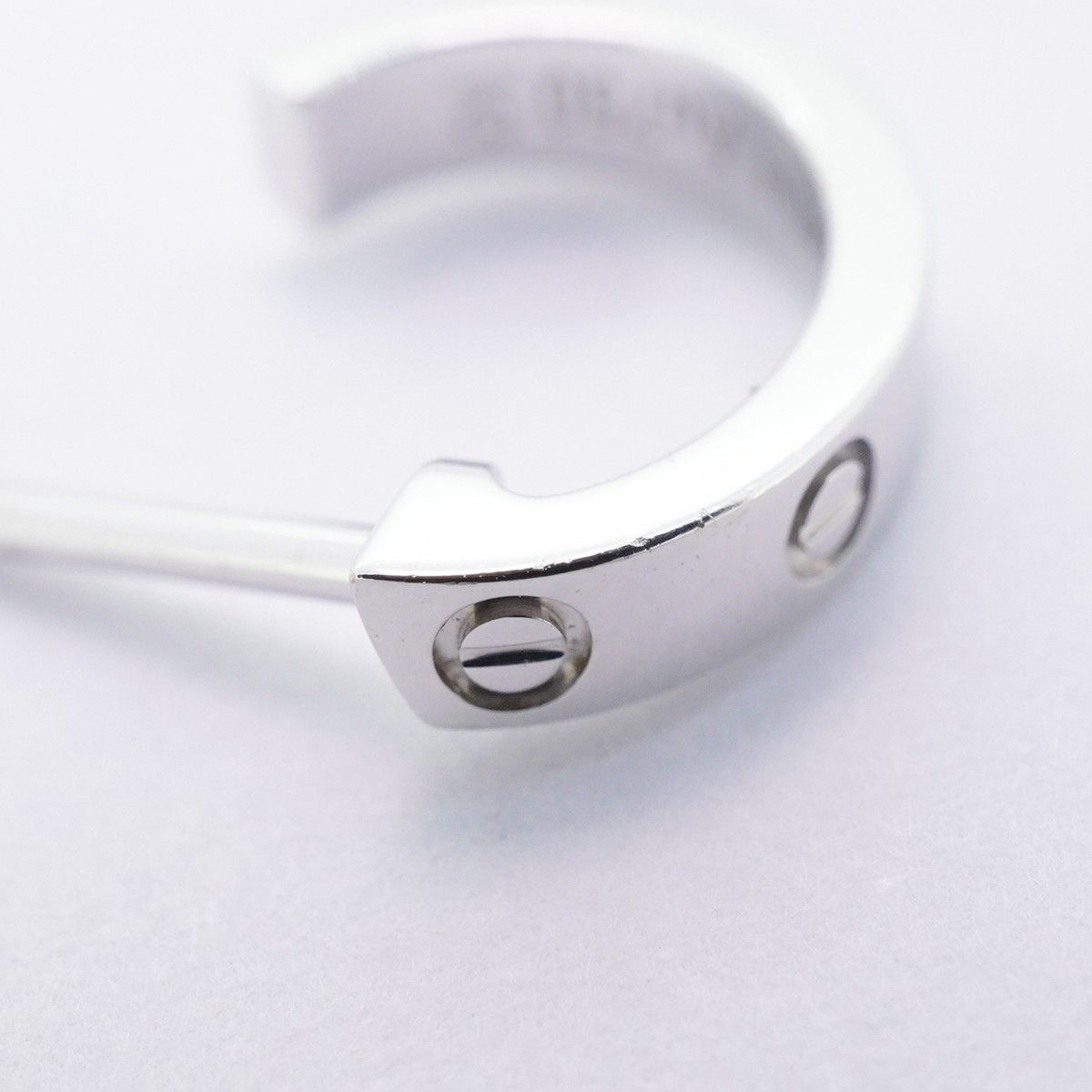 Cartier Earrings Mini Love 18k White Gold — view 8