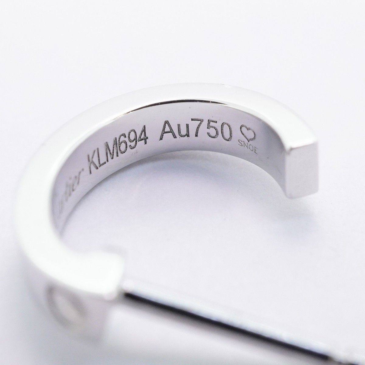 Cartier Earrings Mini Love 18k White Gold — view 5