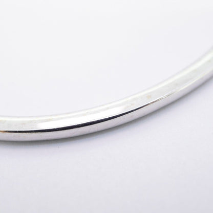 Tiffany & Co Bangle Metro Hinge 18k White Gold Diamond Bracelet — view 8