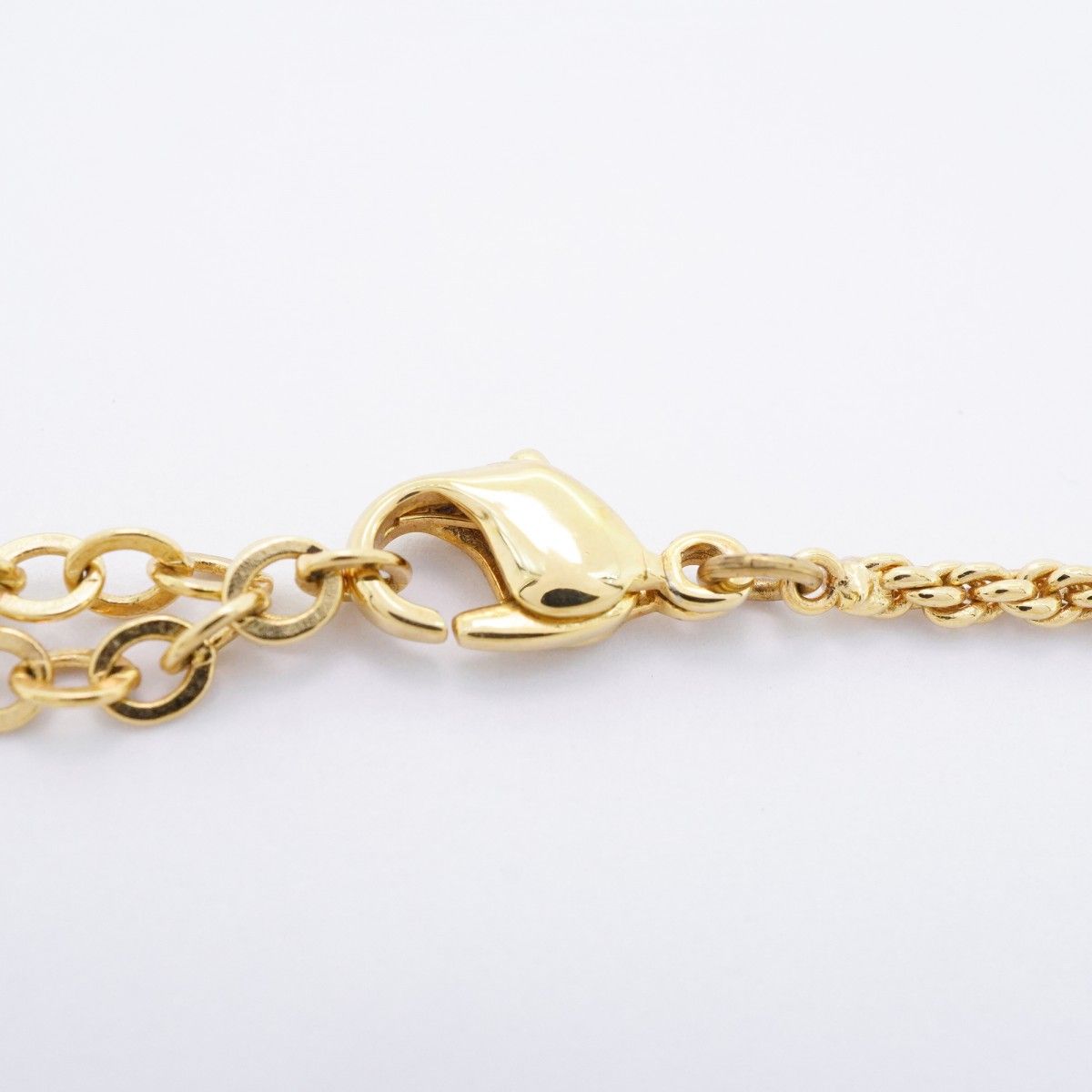 Dior Necklace CD Logo Bag Motif Gold Plated — view 4