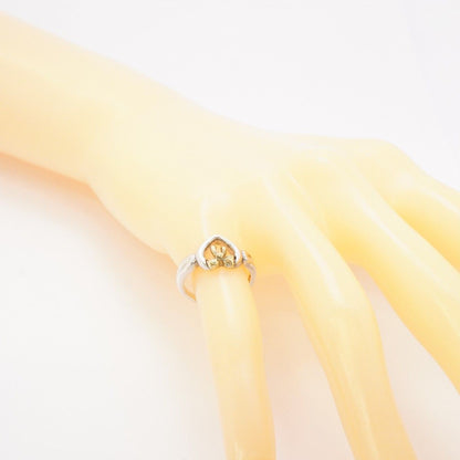 Tiffany & Co Ring Heart Ribbon 18k Yellow Gold 925 Sterling Silver — view 8