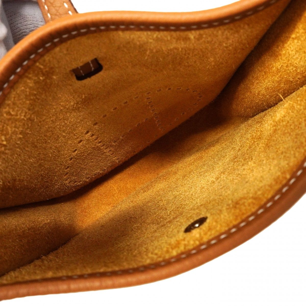Hermes Shoulder Bag Evelyne TPM Taurillon Clemence Gold Silver — view 4