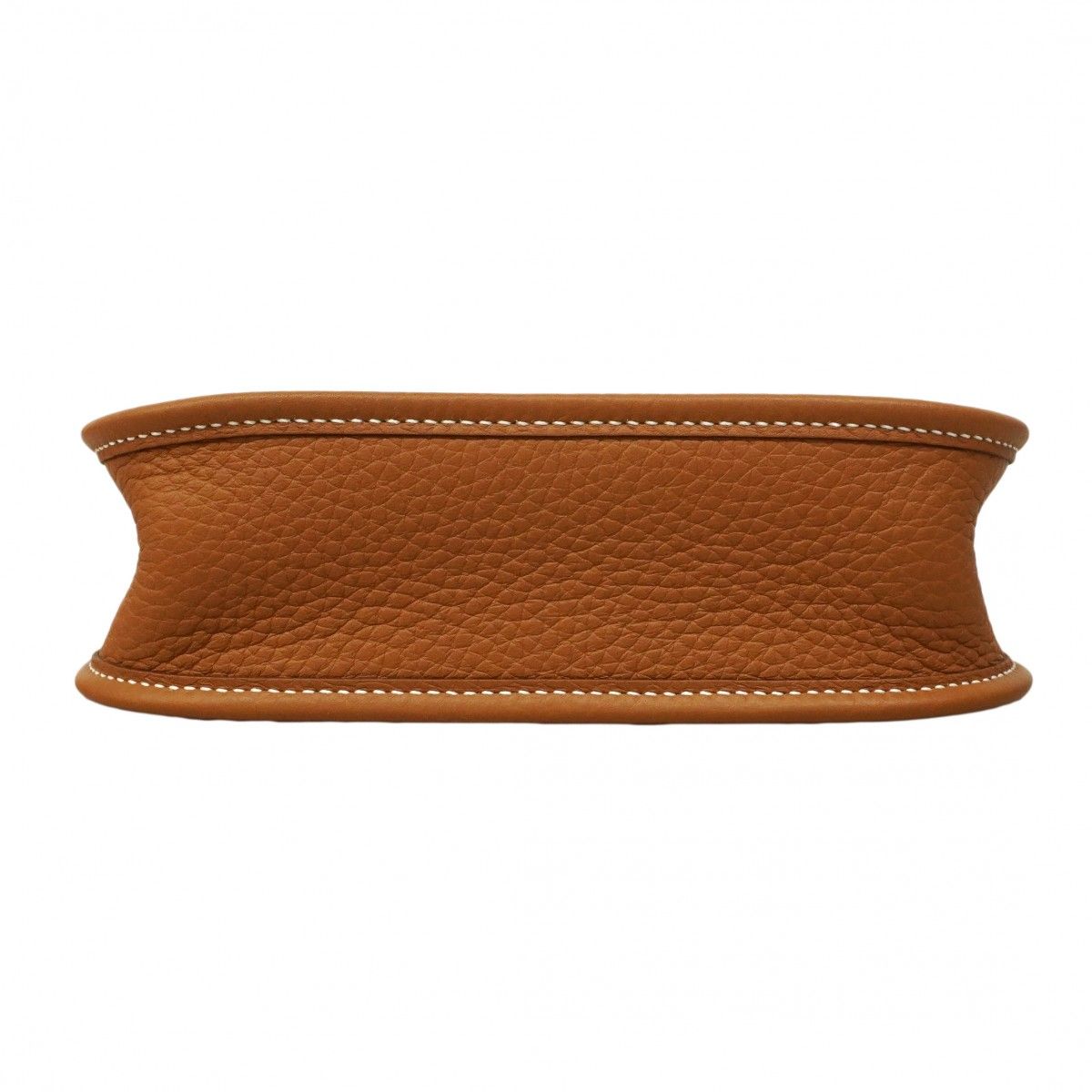 Hermes Shoulder Bag Evelyne TPM Taurillon Clemence Gold Silver — view 3