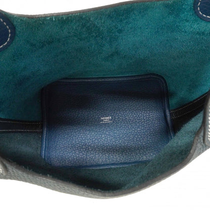 Hermes Handbag Picotin Lock Kazak PM Taurillon Clemence Vert Bosphore Cypress — view 4