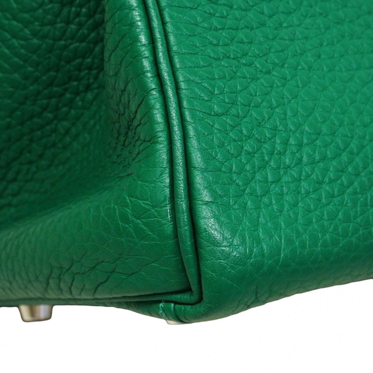 Hermes Handbag Kelly 28 Taurillon Clemence Vertigo Silver 2-Way Bag — view 9