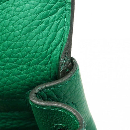Hermes Handbag Kelly 28 Taurillon Clemence Vertigo Silver 2-Way Bag — view 6