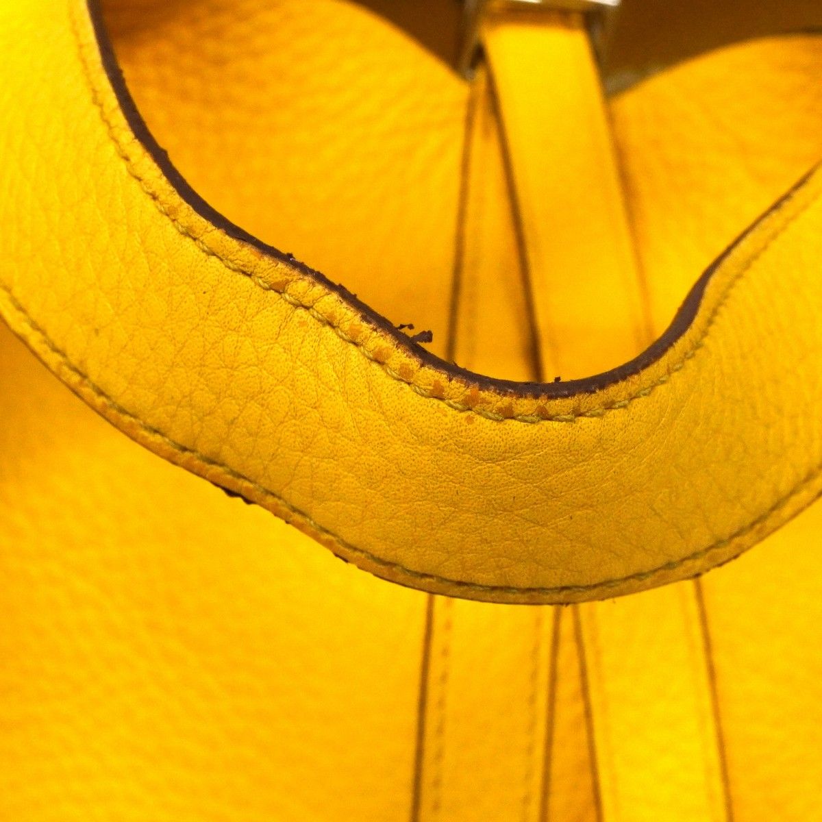 Hermes Handbag Picotin Lock PM Taurillon Clemence Joannapur Silver — view 7