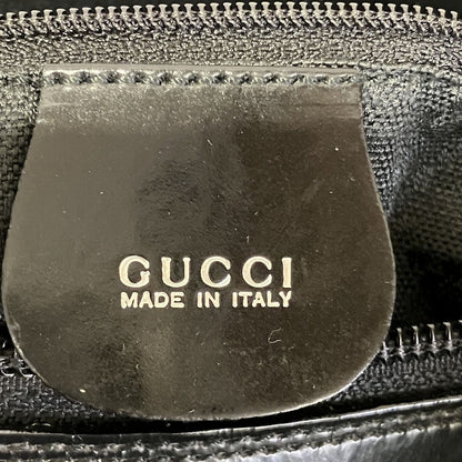 Gucci Bamboo Handbag Nylon Leather 000.5 — view 4