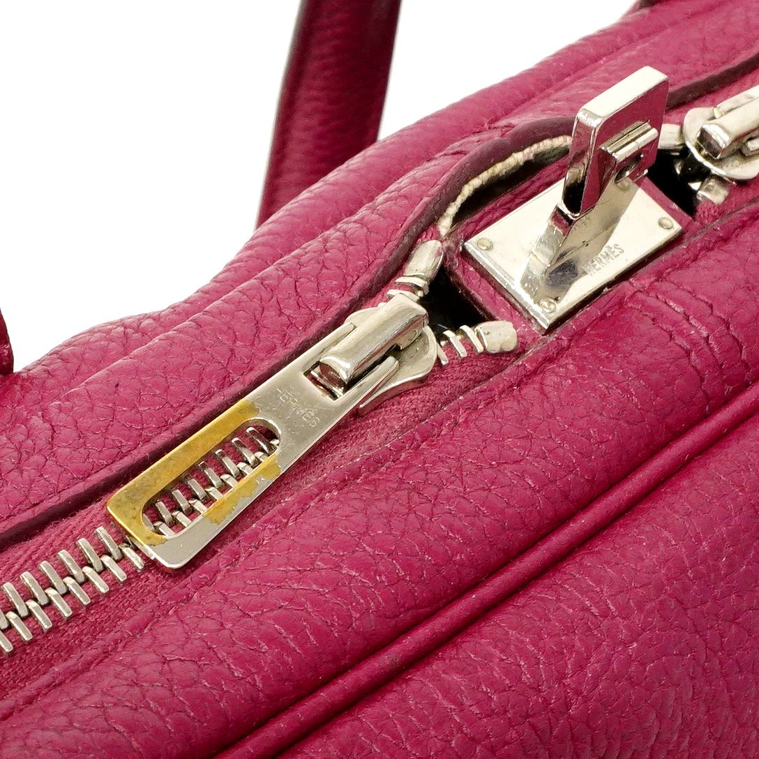 Hermes Handbag Victoria Elan 38 Taurillon Clemence Tosca Silver — view 6