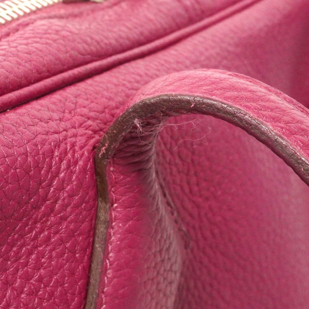 Hermes Handbag Victoria Elan 38 Taurillon Clemence Tosca Silver — view 7