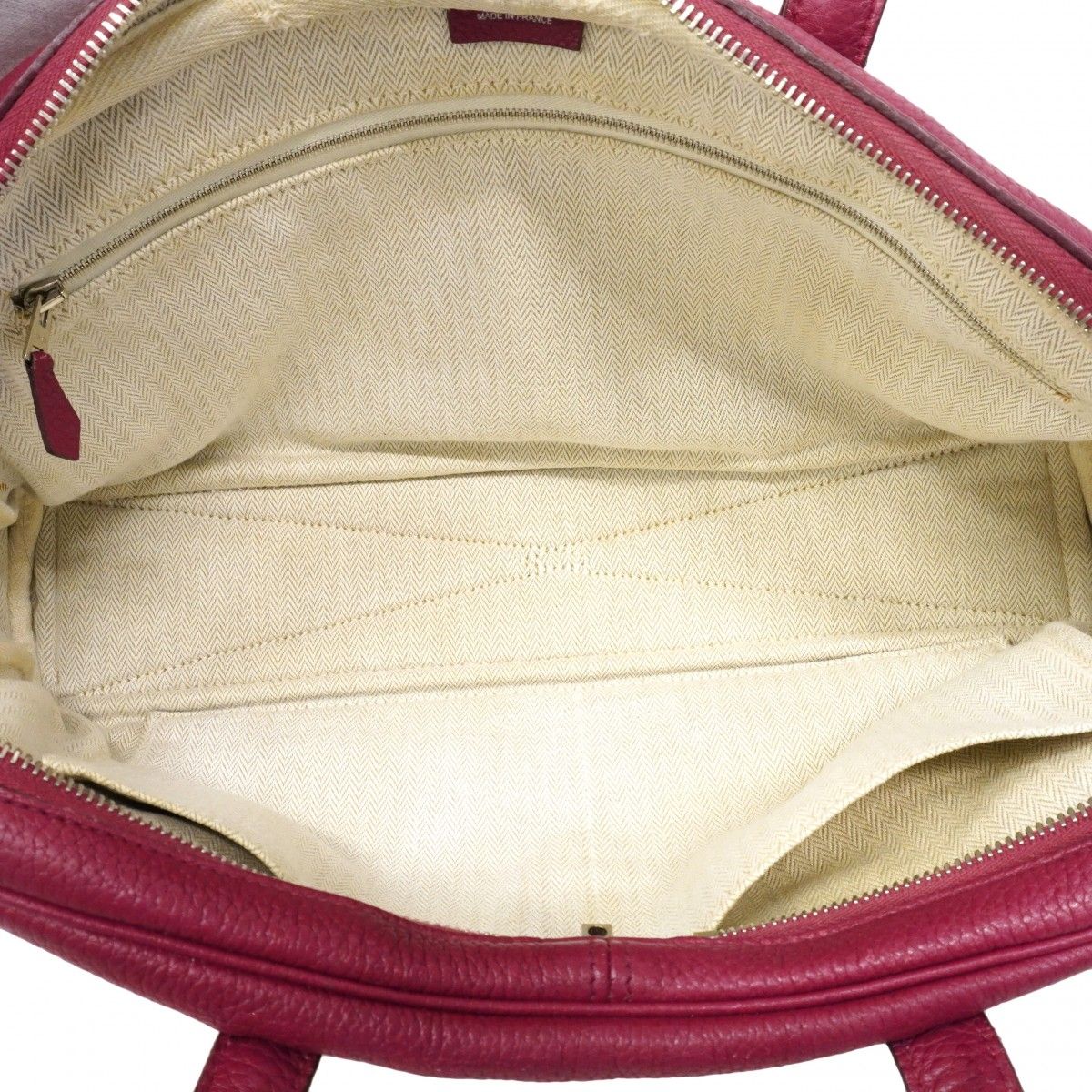 Hermes Handbag Victoria Elan 38 Taurillon Clemence Tosca Silver — view 4