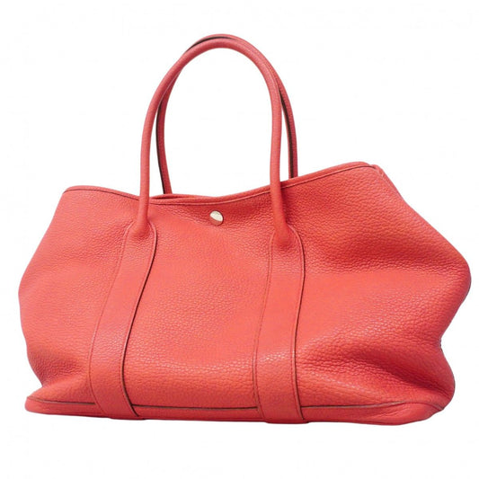 Hermes Tote Garden Party PM Negonda Rose Azalea Silver
