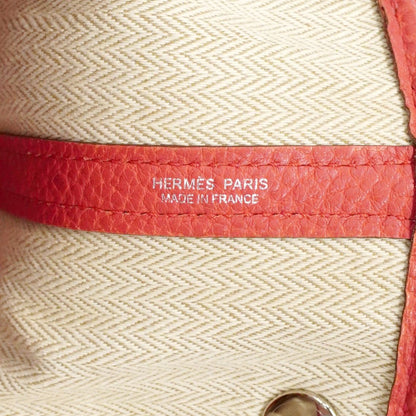 Hermes Tote Garden Party PM Negonda Rose Azalea Silver — view 5