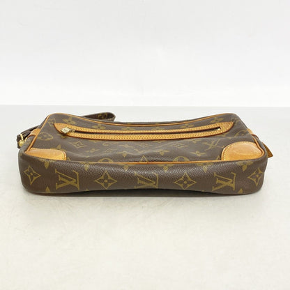 Louis Vuitton Clutch Monogram Marly Dragonne GM Brown — view 3