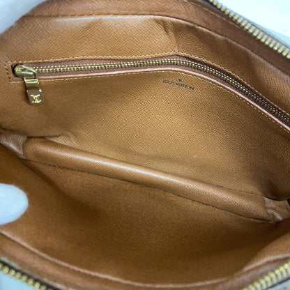 Louis Vuitton Clutch Monogram Marly Dragonne GM Brown — view 4