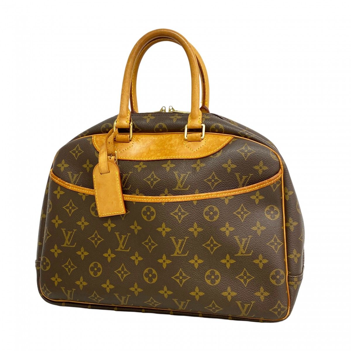 Louis Vuitton Handbag Monogram Deauville Brown