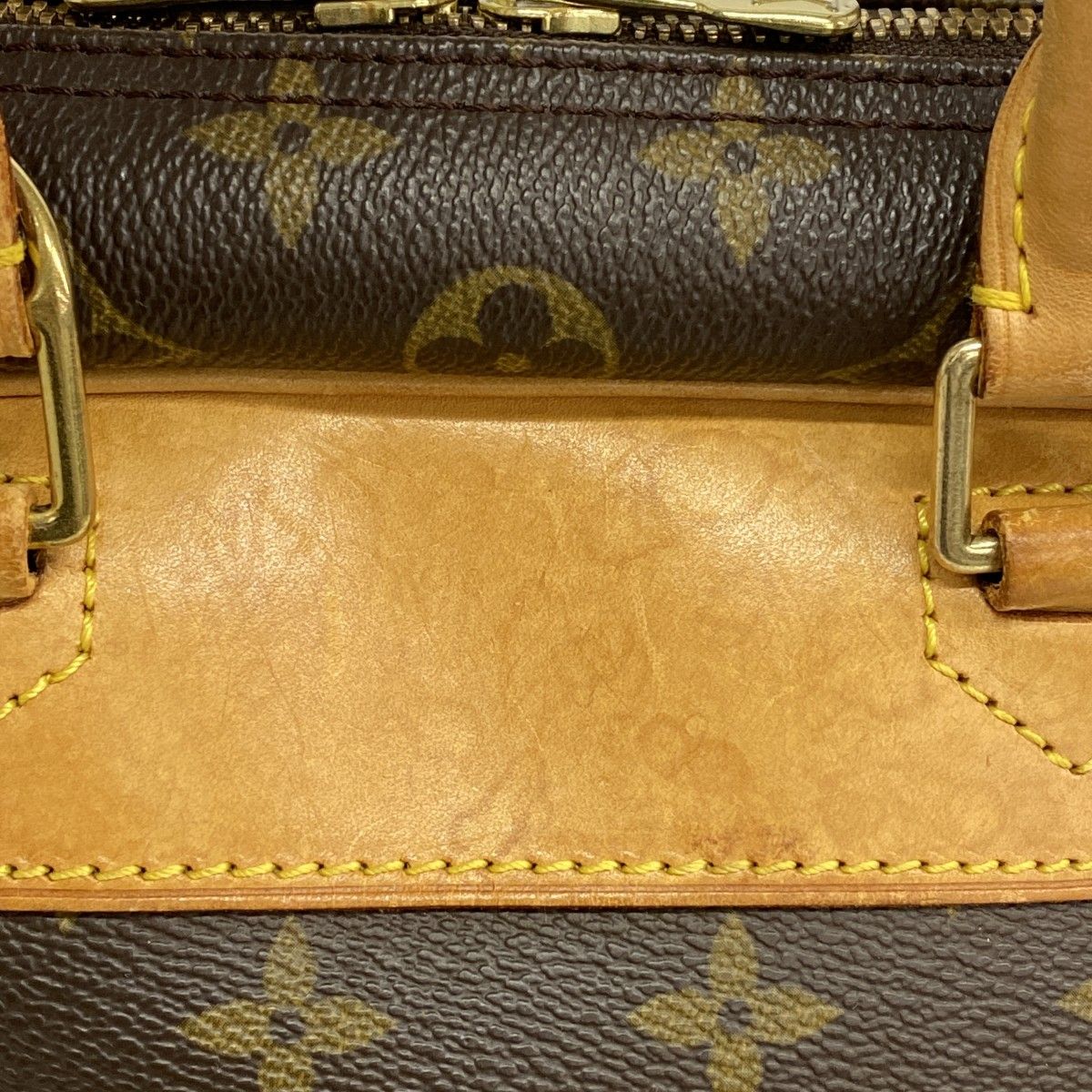 Louis Vuitton Handbag Monogram Deauville Brown — view 8