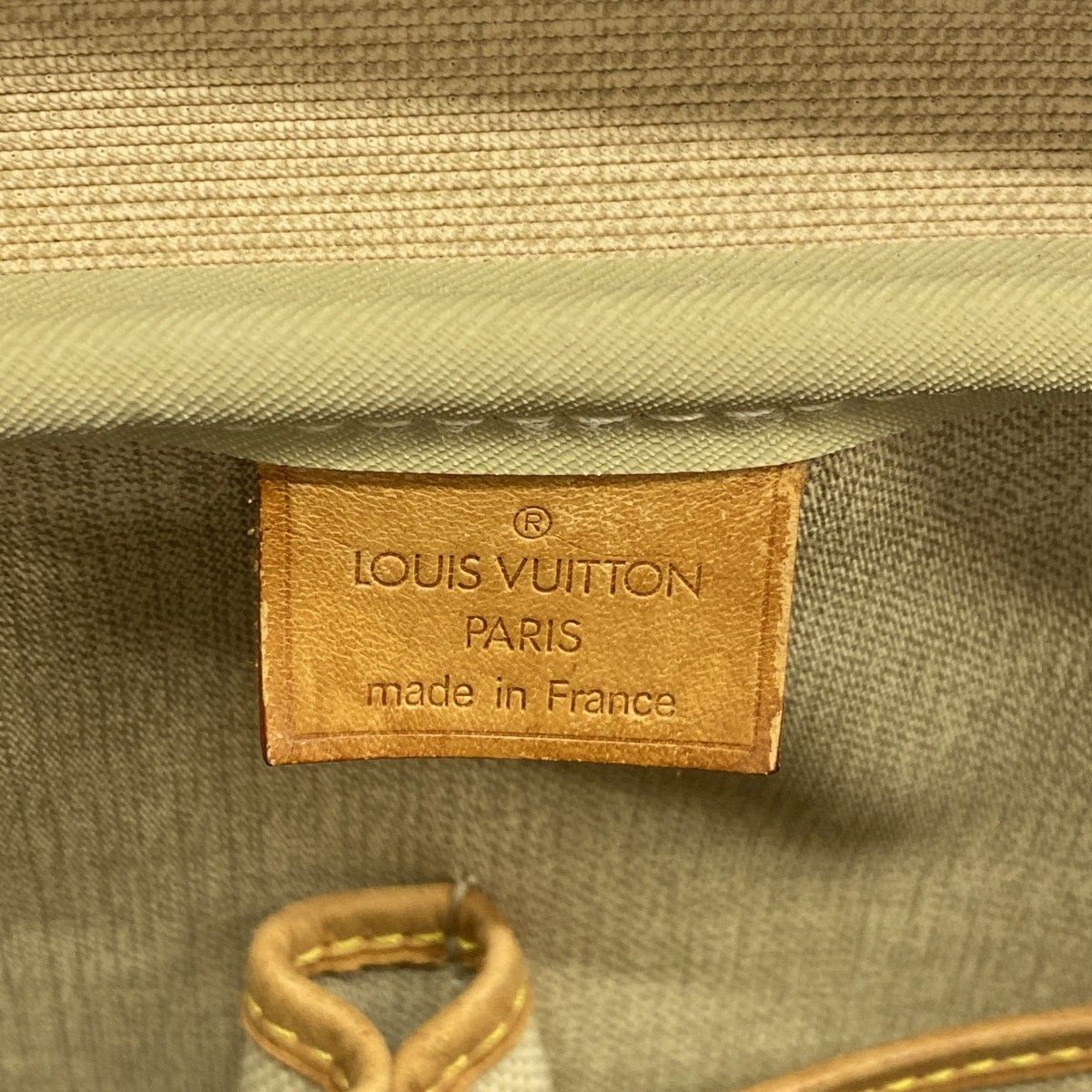 Louis Vuitton Handbag Monogram Deauville Brown — view 5