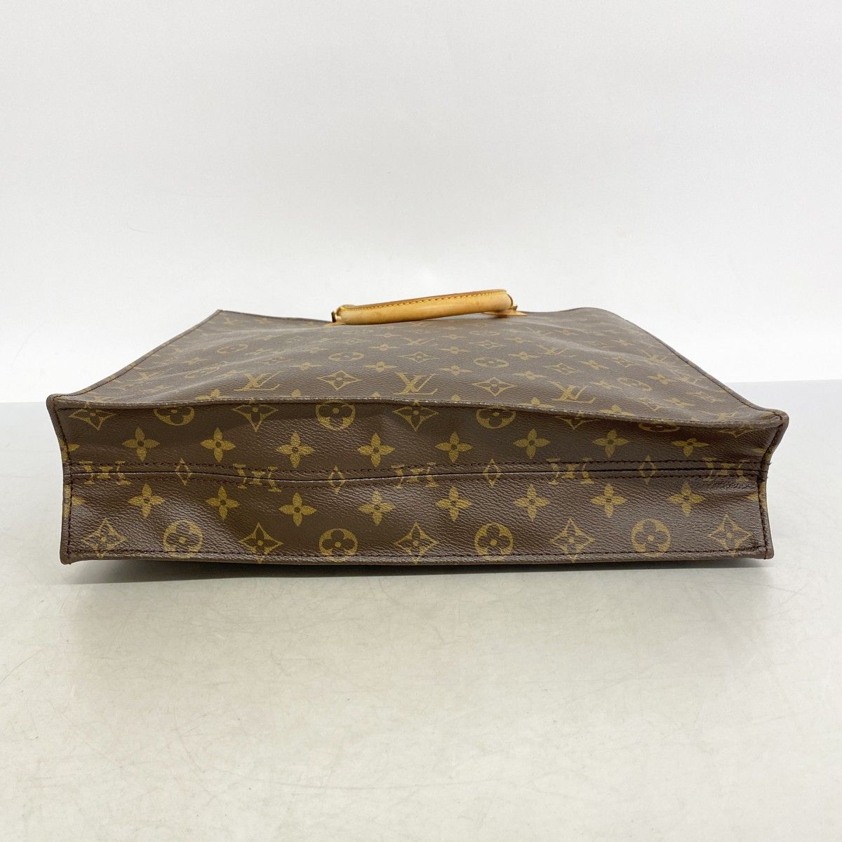 Louis Vuitton Tote Monogram Sac Plat Brown — view 3