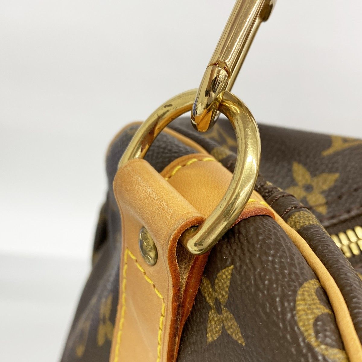 Louis Vuitton Boston Bag Monogram Keepall Bandouliere 60 Brown — view 8
