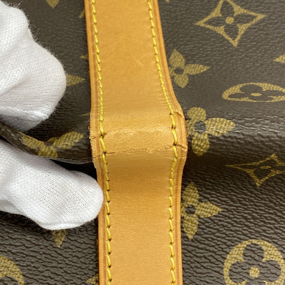 Louis Vuitton Boston Bag Monogram Keepall Bandouliere 60 Brown — view 6