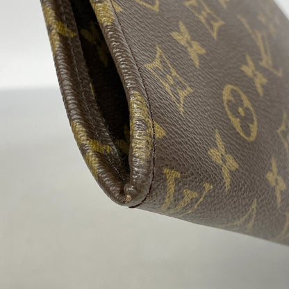 Louis Vuitton Clutch Monogram Poche Document Brown — view 7