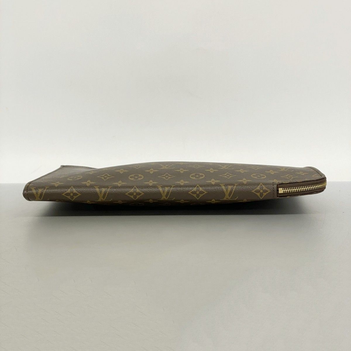 Louis Vuitton Clutch Monogram Poche Document Brown — view 3