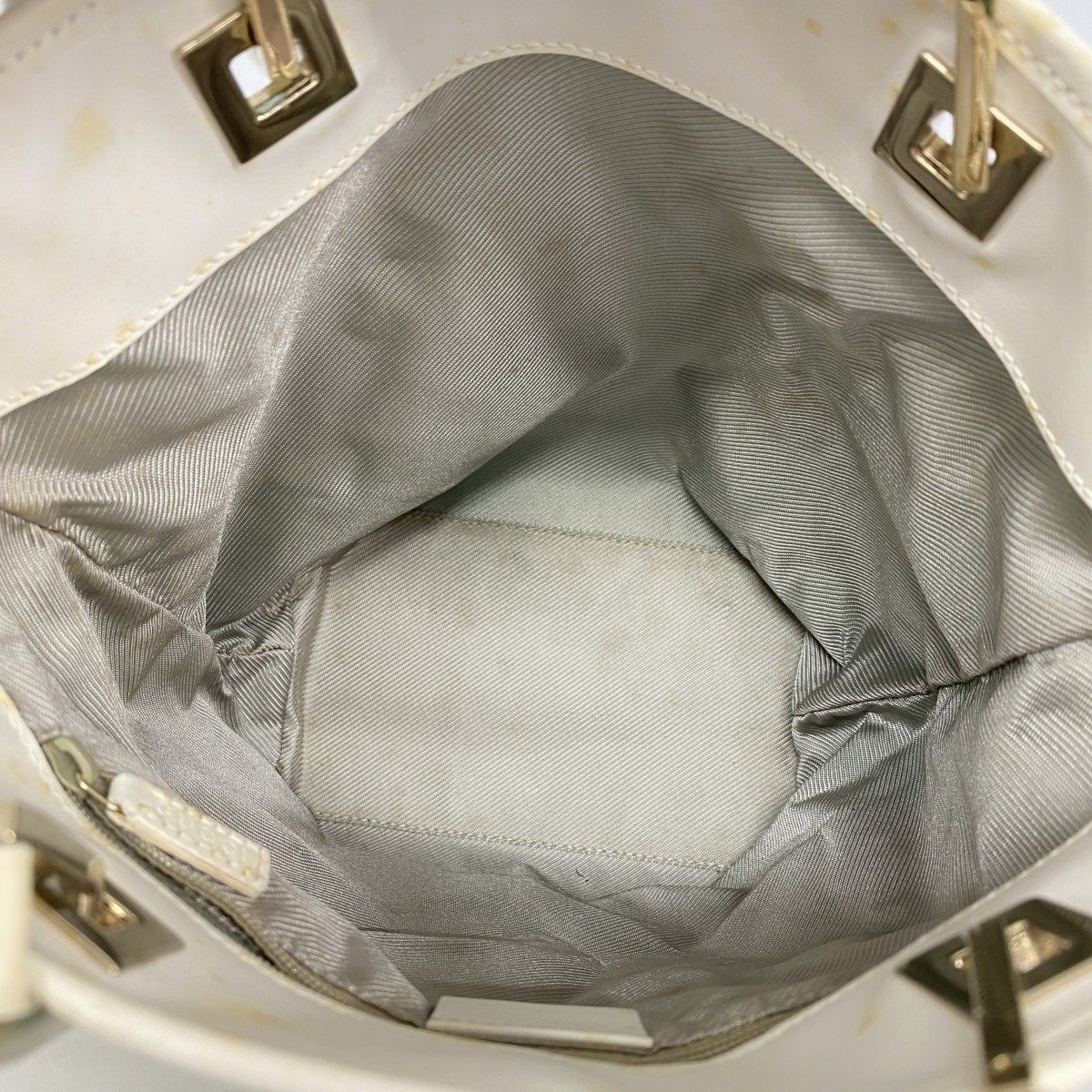 Gucci Tote GG Canvas 002 Blue White Gold — view 4