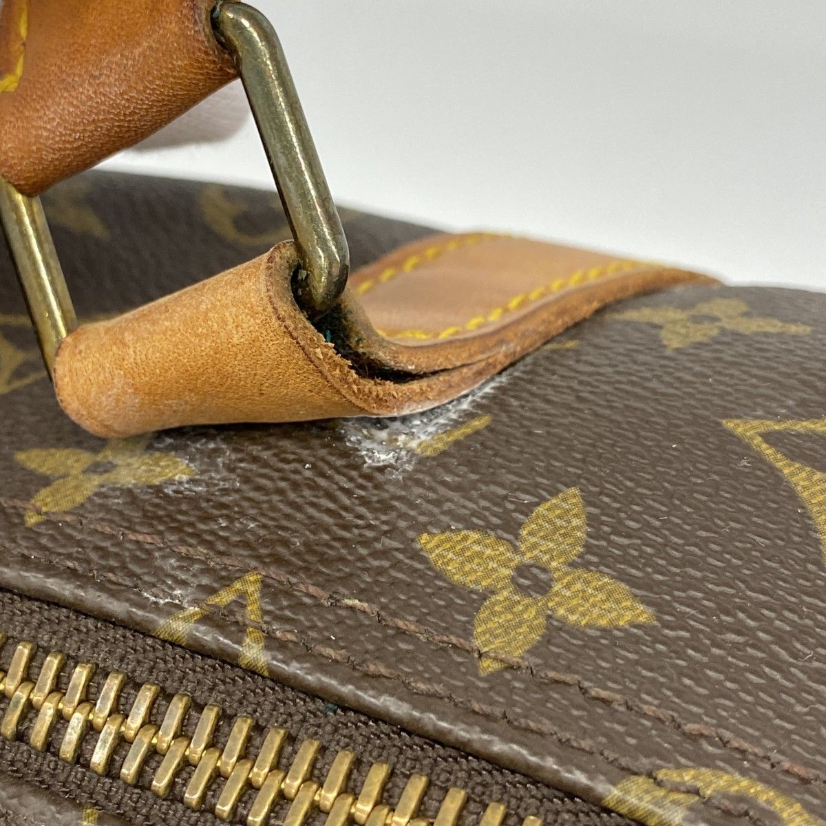 Louis Vuitton Boston Bag Monogram Keepall 60 Brown — view 8